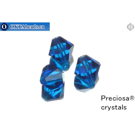Preciosa Crystal Bicone - Capri Blue 10mm