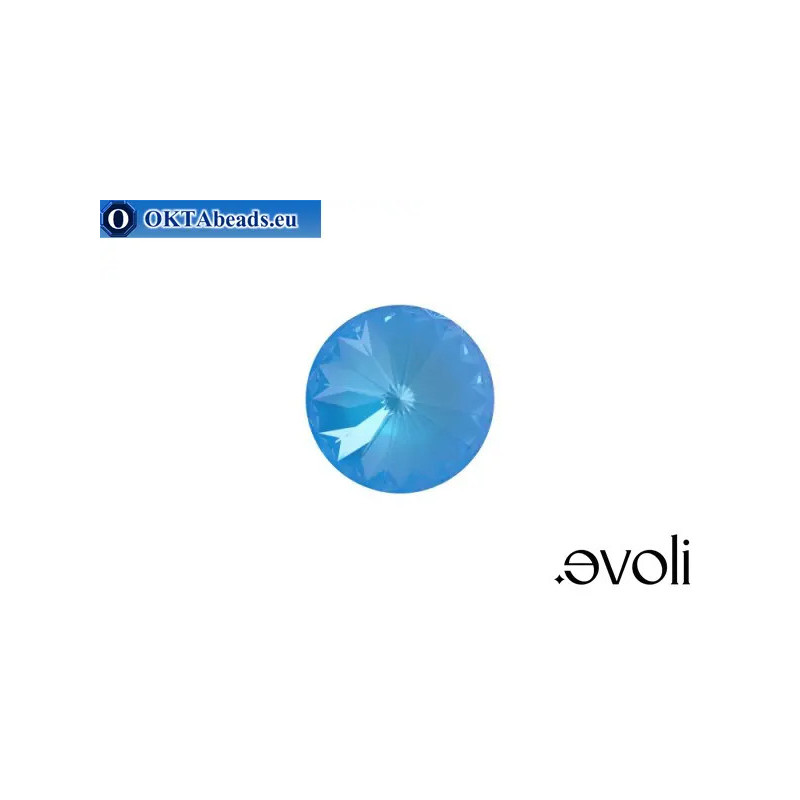 Austrian Rivoli 1122 Crystal Electric Blue Ignite 14mm