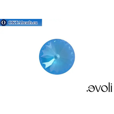 Austrian Rivoli 1122 Crystal Electric Blue Ignite 14mm