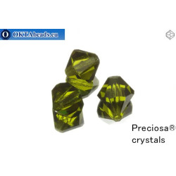 Preciosa Crystal Bicone - Olivine 10mm