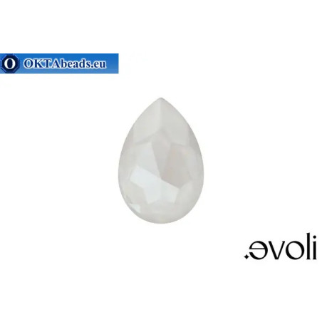 Austrian Pear 4327 Crystal Electric White Ignite 30*20mm