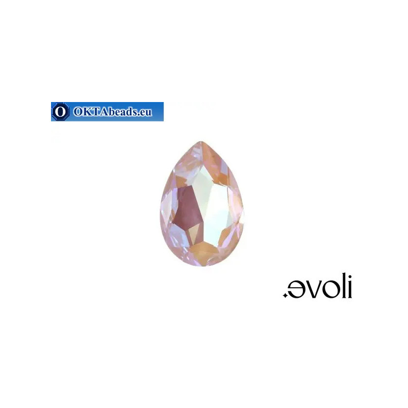 Austrian Pear 4327 Crystal Dusty Pink DeLite 30*20mm