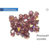 Preciosa Crystal Bicone - Amethyst AB 3mm