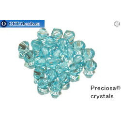 Preciosa Crystal Bicone - Aqua Bohemica 3mm