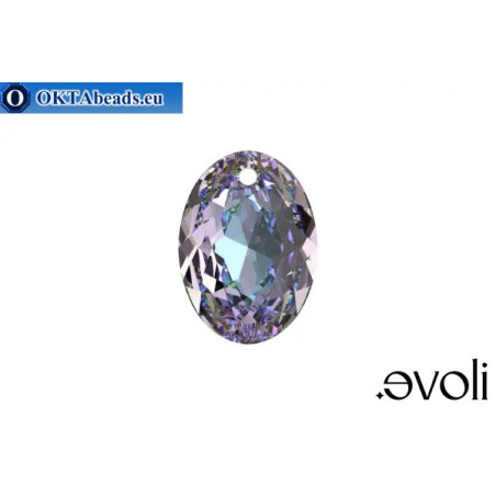 WH Austrian Elliptic Cut 6438 Crystal Vitrail Light 9mm