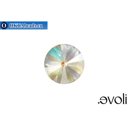 WH Austrian Rivoli 1122 Crystal Light Grey DeLite 12mm