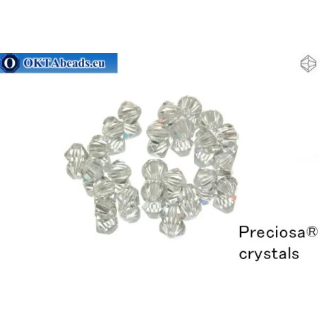 Preciosa Crystal Bicone - Crystal 3mm