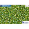 Preciosa czech seed beads 1 quality light green silver lined rainbow (57229) 10/0