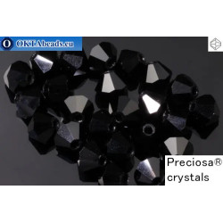 Preciosa Crystal Bicone - Jet 3mm