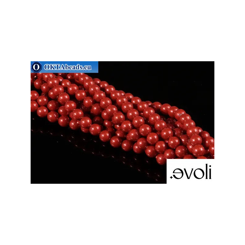 WH Austrian Pearls 5810 Crystal Dark Coral 4mm