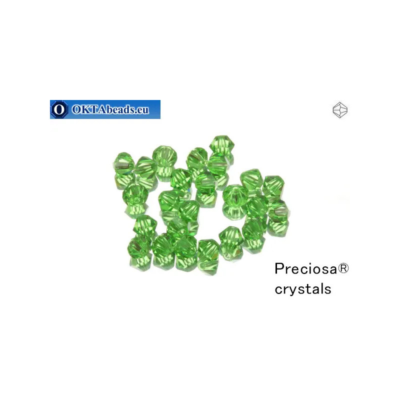 Preciosa Crystal Bicone - Peridot 3mm