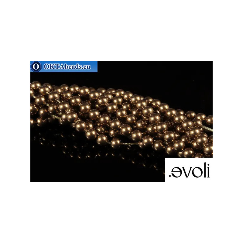 WH Austrian Pearls 5810 Crystal Antique Brass 2mm