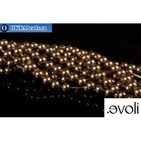 WH Austrian Pearls 5810 Crystal Antique Brass 2mm