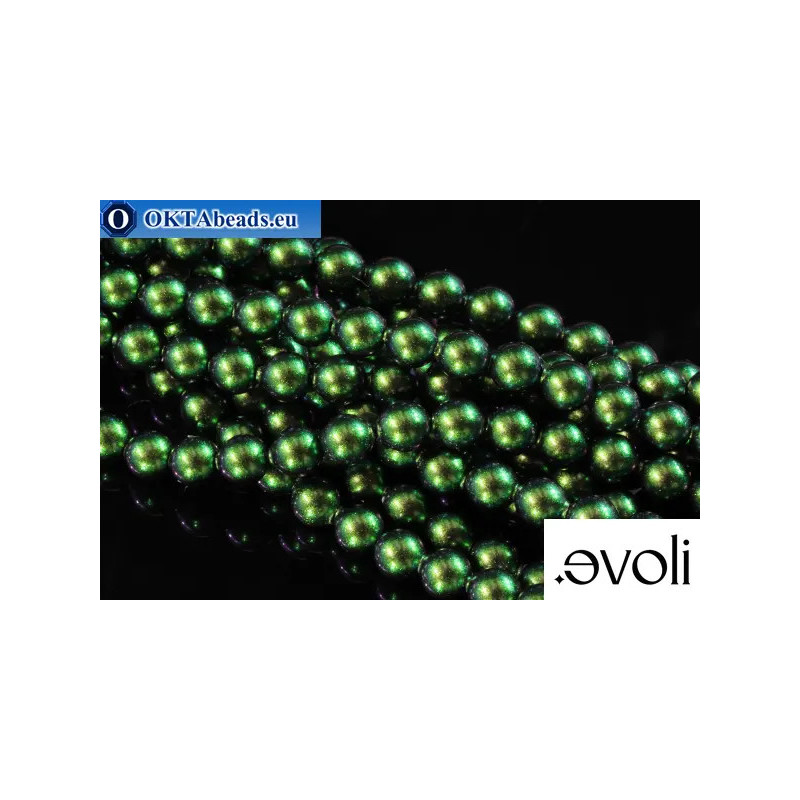 WH Austrian Pearls 5810 Crystal Scarabaeus Green 2mm