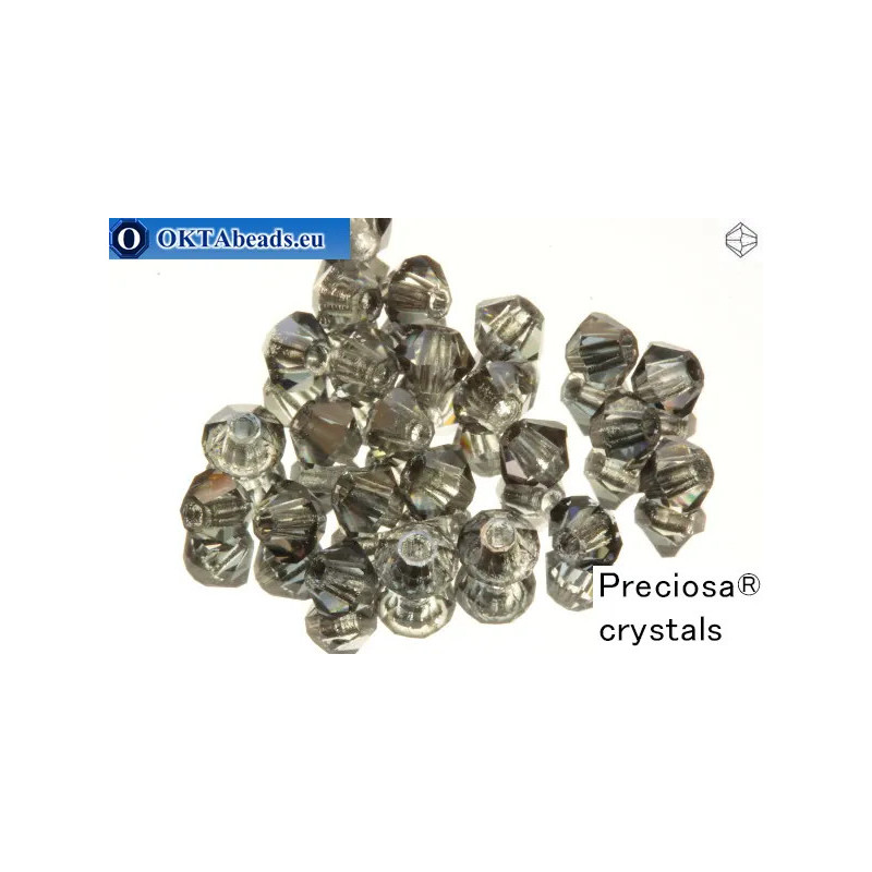 Preciosa Crystal Bicone - Crystal Valentinite 3mm