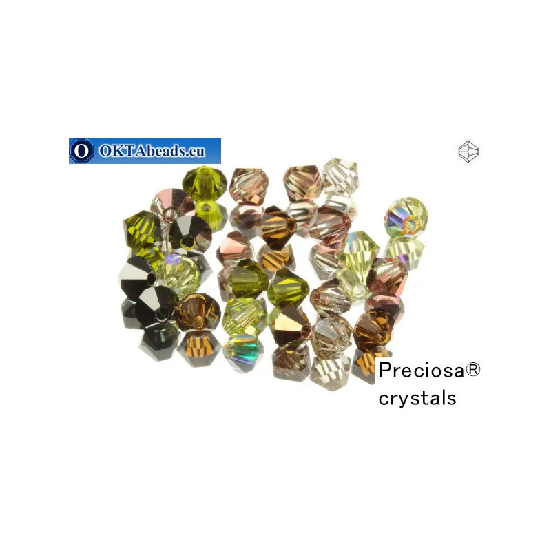 Preciosa Crystal Bicone - Artistic Impression 3mm